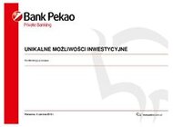 Fundusze Goldman Sachs Asset Management dostępne dla klientów Bankowości Prywatnej Banku Pekao