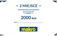 Gala festiwalu ,,Restaurant Week 2016’’ z MAKRO