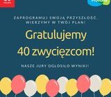 Znamy zwycięzców konkursu „Zaprogramuj swoją przyszłość" technologie, ekonomia/biznes/finanse - Jury konkursowe wyłoniło 40 osób, które właśnie rozpoczęły kurs programowania on-line, połączony ze wsparciem mentorów i szkoleniem umiejętności miękkich. Dofinansowanie kursu to nagroda w zakończonym właśnie konkursie, organizowanym przez firmy CodersTrust Polskai Provident Polska. Jest on częścią szerszej akcji, mającej na celu zachęcenie osób z mniejszych ośrodków do wykorzystania szans, jakie niesie ze sobą świat programistycznego freelancingu.