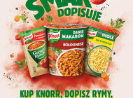 Aktywacja konsumencka kategorii snacków Knorr „Smak dopisuje”. Konsumenci rymują z Cyber Marianem