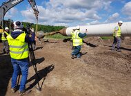 Budimex buduje gazociąg na Dolnym Śląsku