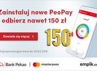 Nawet 150 złotych do wygrania w promocji Banku Pekao S.A. - „Nowy PeoPay – aktywuj i polecaj”