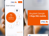 Głosowa obsługa aplikacji Moje ING z Asystentem Google