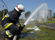 60 strażaków ćwiczyło na wypadek pożaru