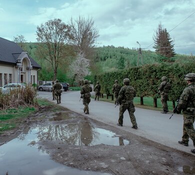 Szkolenie żołnierzy Wojsk Obrony Terytorialnej w SRO