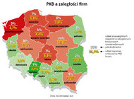 W Zachodniopomorskiem firmy mają większy udział w zaległościach niż w PKB 