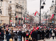 Polacy radośnie uczcili 101. rocznicę odzyskania Niepodległości