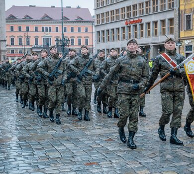 Pierwsza przysięga wojskowa żołnierzy WOT na Dolnym Śląsku