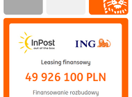 ING Lease finansuje rozbudowę sieci paczkomatów InPost