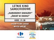 Galerie Carrefour zapraszają do letniego kina samochodowego