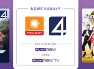 Polsat oraz TV4 dołączają do oferty PLAY NOW i PLAY NOW TV