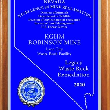 The award for the Robinson Mine