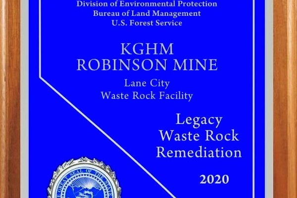 The award for the Robinson Mine