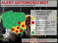 Podwyższenie alertu gotowości do działań kryzysowych WOT