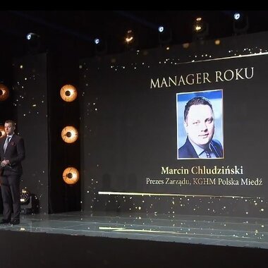Nagroda dla prezesa Marcina Chludzińskiego Manager Roku - EuroPOWER