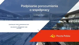 Hub logistyczny w Porcie Solidarność. Bliska współpraca spółki CPK i Poczty Polskiej