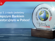 Pekao najlepszym bankiem inwestycyjnym według Magazynu Global Finance 