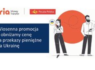 Wiosenna promocja – obniżamy cenę za przekazy pieniężne na Ukrainę