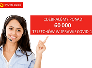 Poczta Polska wspiera walkę z pandemią. Pocztowcy odebrali już ponad 60 tys. połączeń i przekazali darowizny