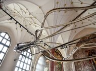 Niesamowita rzeźba ze stali! Wielki Kraken w Dworze Artusa