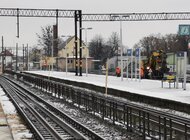 Postęp prac na stacji kolejowej Ełk