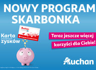 Nowa Skarbonka w Auchan. Jeszcze więcej możliwości i korzyści dla klientów sieci