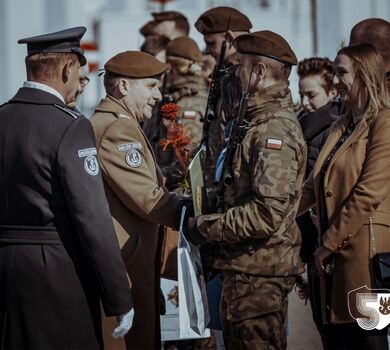 Przysięga wojskowa w 9 Łódzkiej Brygadzie OT