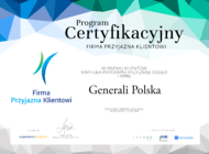 Generali z tytułem „Firma Przyjazna Klientowi 2021"