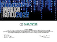 Eurofactor Polska Finansową Marką Roku 2022