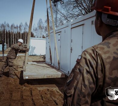 Saperzy WOT zaangażowani są w działania związane z ochroną granicy polsko-białoruskiej