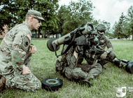 Instruktorzy z Gwardii Narodowej USA przeszkolili pierwszych Terytorialsów. 