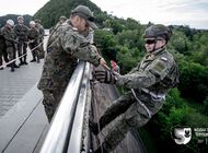 Terytorialsi z podkarpacia ćwiczyli na zaporze w Solinie