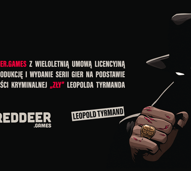 RedDeer Games z wieloletnią umową licencyjną na produkcję i wydanie serii gier na podstawie powieści
