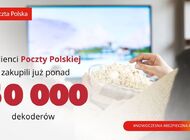 W placówkach Poczty Polskiej Klienci zakupili już ponad 50 tys. dekoderów