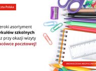 Szeroki asortyment artykułów szkolnych kupisz przy okazji wizyty w placówce pocztowej