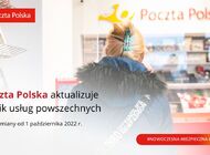 Poczta Polska aktualizuje cennik usług powszechnych. Zmiany od 1 października 2022 r.