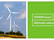 TAURON ma już 200 turbin wiatrowych