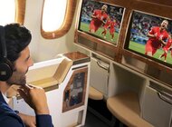 Dzięki systemowi rozrywki pokładowej Emirates – ice, fani piłki nożnej nie przegapią żadnej akcji z Mistrzostw Świata w Katarze
