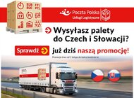 Poczta Polska: oferta promocyjna na przesyłki paletowe do Czech i Słowacji