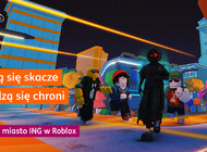 ING wprowadził nową wersję Miasta ING w Roblox. Głównym wątkiem jest cyberbezpieczeństwo