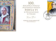 Poczta Polska i Nuncjatura Apostolska w Polsce prezentują wspólny znaczek honorujący papieża Pawła VI