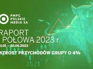 Wzrost przychodów Grupy PMPG Polskie Media S.A. w I połowie 2023 r.