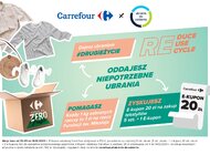 Nie wyrzucaj, oddaj odzież w Carrefour - sieć uruchamia nową ogólnopolską inicjatywę w obszarze gospodarki cyrkularnej