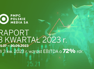 Grupa PMPG Polskie Media ze wzrostem EBITDA o 72 proc. rdr.  w III kw. 2023 r.