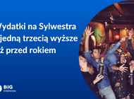 Wydatki na Sylwestra o jedną trzecią wyższe niż przed rokiem 