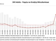 O 58,5% r/r wzrosła wartość zapytań o kredyty mieszkaniowe w lutym 2024 r. 