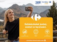Nowa usługa telekomunikacyjna w Carrefour - sieć uruchamia eSIM Travel Data 