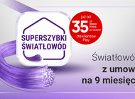 Wysyp nowości w domowej ofercie Play: światłowód od 35 zł na 9 miesięcy, SkyShowtime, Amazon Prime i Onet Premium w abonamencie 