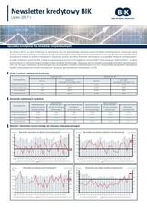 Newsletter kredytowy BIK, lipiec 2017 r. Najnowsze dane o sprzedaży kredytów w Polsce..pdf