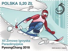 XII Zimowe Igrzyska Paraolimpijskie PyeongChang 2018 _ znaczek.jpg